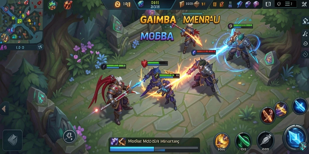 Tampilan gameplay mendebarkan dari <strong>8II</strong> menunjukkan aksi seru antar pemain.