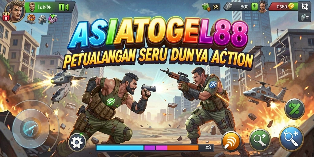 Tampilan gameplay seru di ASIATOGEL88 dengan aksi mendebarkan.