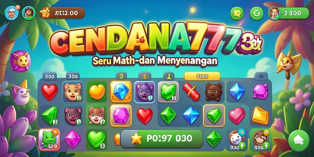 Tampilan gameplay menawan CENDANA777, penuh warna dan tantangan.