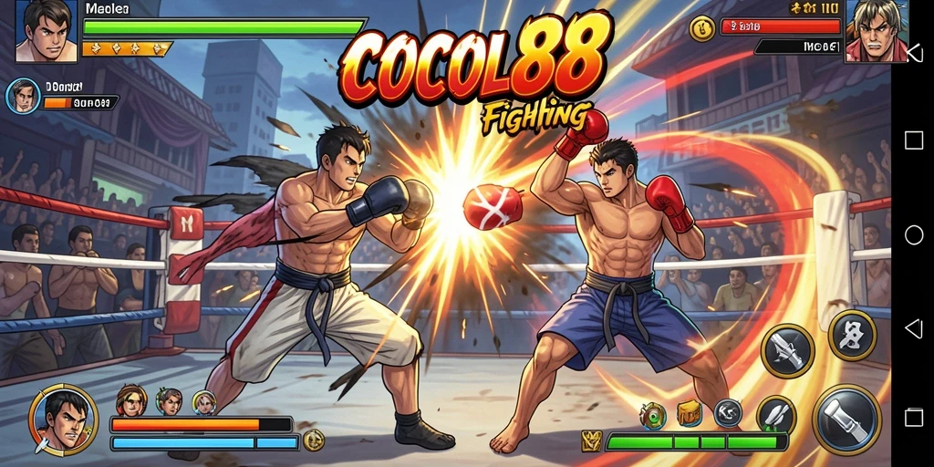 Tampilan aksi pertarungan mendebarkan dalam COCOL88.