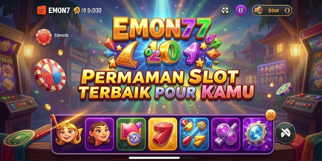 Tampilan gameplay menarik dari EMON77 dengan beragam slot yang seru.