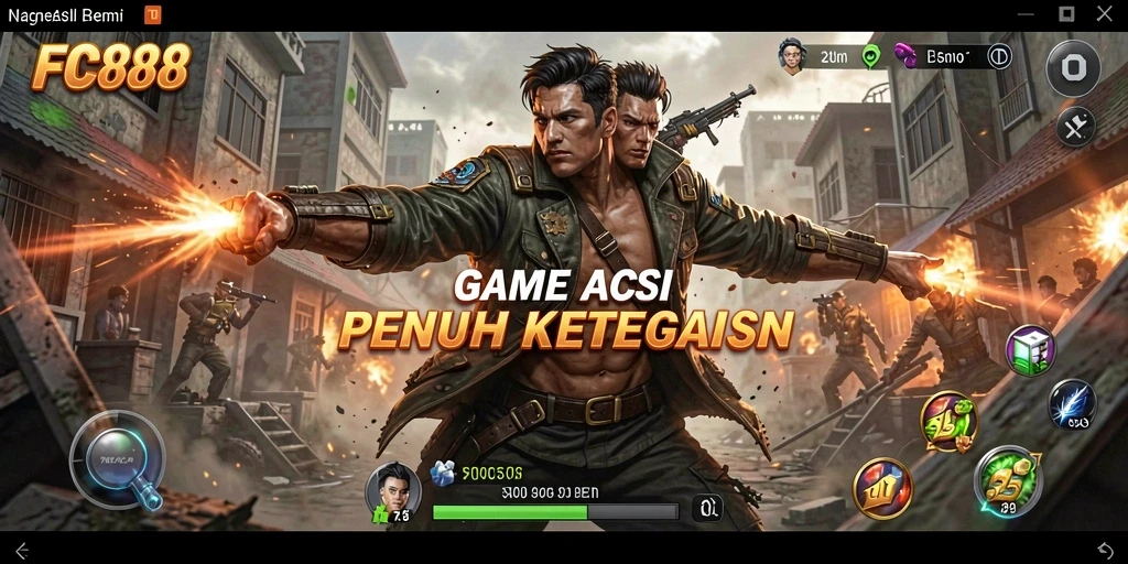 Tampilan seru gameplay FC888 yang penuh aksi.