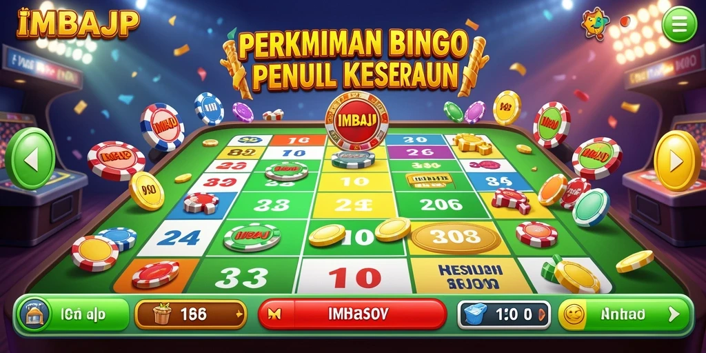 Tampilan gameplay Bingo yang seru dan mengasyikkan di IMBAJP.