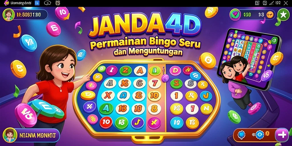 Screenshot gameplay JANDA4D yang menampilkan keseruan permainan Bingo.