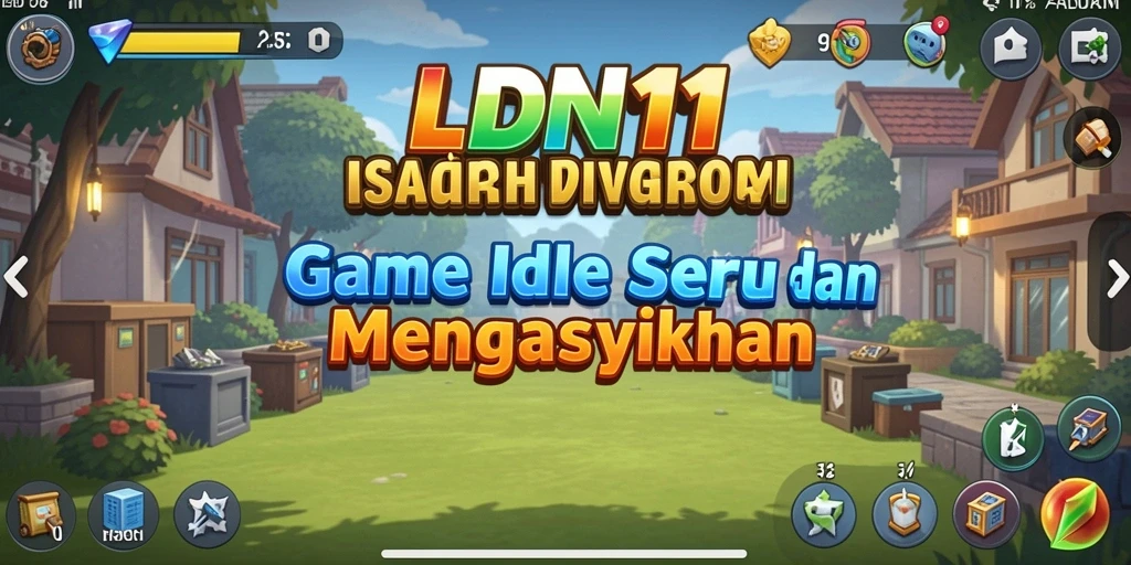 Tampilan gameplay LDN11 yang menarik dengan fitur Idle.