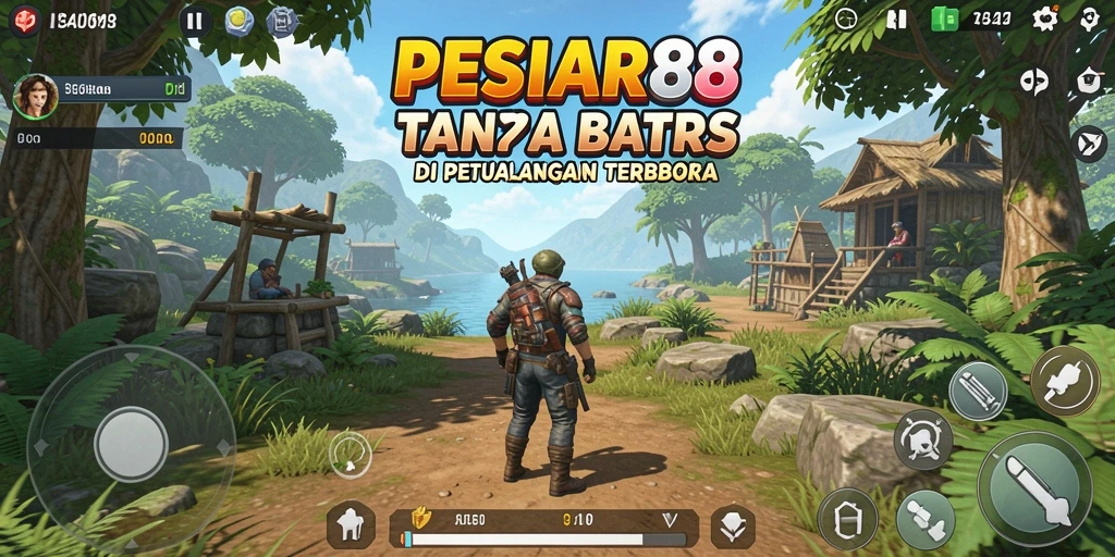 Screenshot menunjukkan gameplay PESIAR88 yang menakjubkan dalam dunia terbuka.