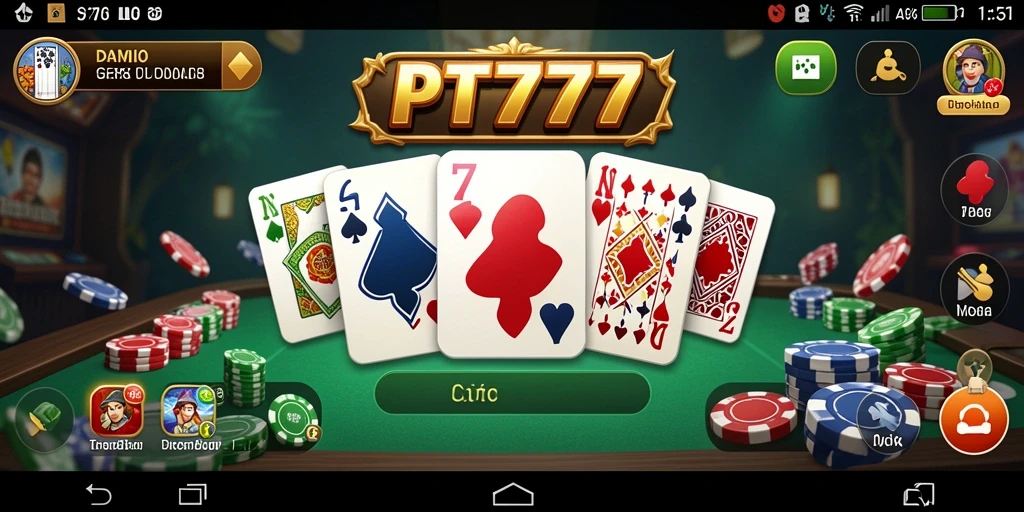 Tampilan gameplay PT777 yang seru dan kompetitif.